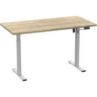 VCM Bureau réglable en hauteur | réglable en hauteur électrique stpless 71-120 cm | Computerisch Dimensions 110x50 | Table de bureau Lona