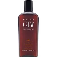 American Crew Hair & Body 3-IN-1 shampoing, après-shampoing et gel douche 3 en 1 pour homme 450 ml