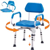 Vevor Chaise de Douche Pivotante à 360°