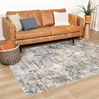 FRAAI Tapis lavable - Nova Abstract Multicolore | 200x290 cm | Rectangulaire | Pile courte