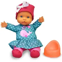 Famosa Nenuco-Baby Talks, Let's go wee-wee Poupée avec sons pour filles et garçons à partir de 1 an (700016281) NENUCCO