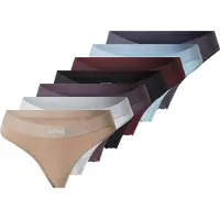 Karl Lagerfeld String 'DAY OF THE WEEK' beige foncé / bleu clair / gris chiné / violet foncé / rouge / noir