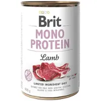 Brit Mono Protein Lamb 400g 6 Units Blanc