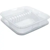 Rotho Gouttoir À Vaisselle Géométrique Transparent
