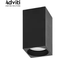 ORNO BARBRA DLS GU10 lampe carrée, noir OR-OD-6142BGU10