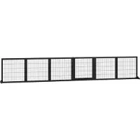 PawHut Grille de protection de porte avec six panneaux séparés D06-118