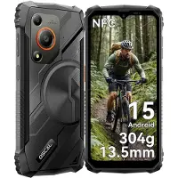 Oscal MARINE 1 Téléphone Portable Incassable 12Go+128Go-SD 2To 6.56" 90Hz Gemini AI 2.0 5100mAh Android 15 Double SIM 4G GPS - Noir