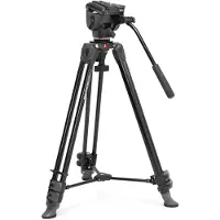 Manfrotto 500X et système vidéo à double pied en aluminium