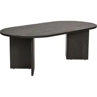 Skye Decor , Sable - Lumiere Black, table basse, Lumiere Black, plateau 100 % mélamine, 119 x 60 x 40 cm