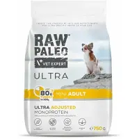 Raw Paleo VETEXPERT Ultra Turkey Mini Adult - Croquettes avec dinde pour chiens adultes de petite race - 750 g