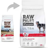 Vet Expert VEE RAW PALEO Ultra Medium&Large Adult Beef - nourriture sèche pour chien - 10 kg