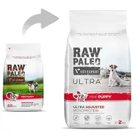 Raw Paleo VETEXPERT Ultra Beef Mini Puppy - Croquettes de viande de bœuf pour chiots de petites races - 2kg