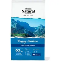 Dibaq Nourriture Pour Chiens Au Poulet Et à La Dinde Natural Moments Puppy Medium 3kg