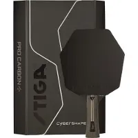 Stiga Raquette De Tennis De Table Pro Carbon Plus Cybershape - 5-Étoile