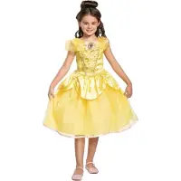 Disguise Bella Deluxe Costume Jaune 5-6 Years Enfants