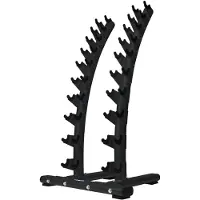 VirtuFit Support pour haltères Deluxe, 20 haltères, jusqu'à 300 kg, 84 x 61 x 131 cm