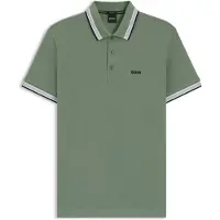 BOSS Paddy 10241663 Green Short Sleeve Polo Vert 2XL Homme