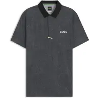 BOSS Paddy Tech Goc Short Sleeve Polo Gris 2XL Homme