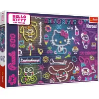Trefl Puzzle - 500 - Néon Hello Kitty 37523