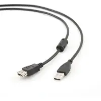 Gembird Câble USB 2.0 AM/FM , 1,8 m, connecteur USB A, couleur noire