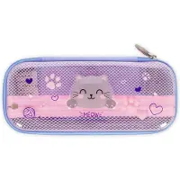 Legami VPCR0003 Trousse à crayons Mesh, Polyéthylène téréphthalate (PET), Polyuréthane (PU) Rose, Violet