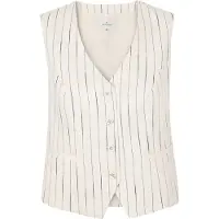 TATUUM Gilet de costume 'Remela' noir / blanc cassé