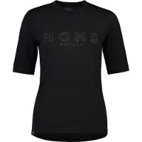 Mons Royale Redwood Vt Short Sleeve Enduro Jersey Noir XS Femme