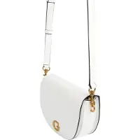 GUESS Sac à bandoulière Danna Saddle Bag white