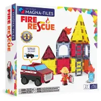 Magna-Tiles Fire Rescue, jeu de construction, 3 ans, plastique, 27 pièces