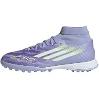 Adidas Chaussure de foot 'F50 Sparkfusion' jaune fluo / violet / violet clair / blanc