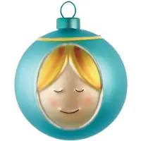 Alessi - Boule Madone - Verre soufflé - Multicolore