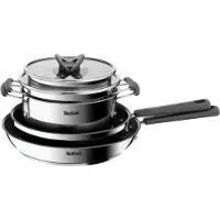 Tefal Opti'Space Batterie de Cuisine 4 Pièces
