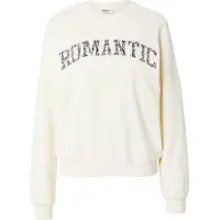 ONLY Sweat-shirt 'ONLFREDERIKKA' noir / blanc cassé
