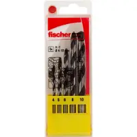 Fischer Group E 4/5/6/8/10 536606 Wall Drill Bit 5 Units Gris,Argenté