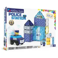 Magna-Tiles Ensemble d'aimants - 35 Parties - Police Station + M - - UneTaille - Jouets Magnétiques
