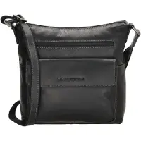 Hide & Stitches Femmes, Sac à main, & Stitches Japura Shoulder Bag Large Black, Noir