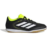 Adidas Bottes de football en salle Copa Court League IN Junior Core Black/Cloud White/Lucid Lemon