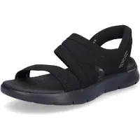 SKECHERS Femmes, Sandales, Go Walk Flex Zandal-Enticing - Dames Sandalen - Zwart, Noir, (42)