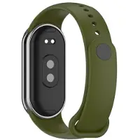 Beline pasek Simple Mi Band 9/8zielony /green (Plastique, Silicone, Silicone), Sangles de montre, Vert
