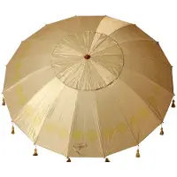 Bigbuy Parasol Orientable En Aluminium Orxford à Franges 3 Assorti 29/32 Mm 240 Cm