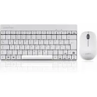 Perixx PERIDUO-712WDE Radio Keyboard and mouse set German, QWERTZ White