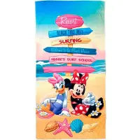Markenlos Disney Minnie Mouse Beach Towel 70 x 140 cm (140 x 70 cm)