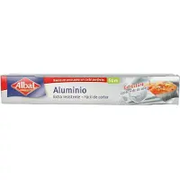 Albal Feuille d'aluminium extra résistante 50 mètres