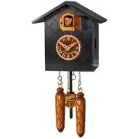Engstler - 502/13_Q - Coucou - Quartz - Noyer - 16 cm