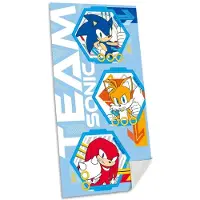 K-KIDS Serviette de plage en coton Sonic The Hedgehog