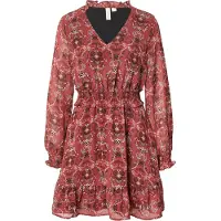 ONLY Robe 'ONLTIKKI' canneberge / noir / blanc