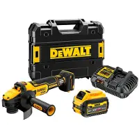 DeWalt Meuleuse Ø125mm 18V DCG409VSNT-XJ Brushless à vitesse variable avec coffret et une batterie 6,0 Ah