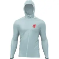 Compressport - Veste de running imperméable - Hurricane Waterproof 10/10 Jacket Grey Dawn - Taille S - Gris