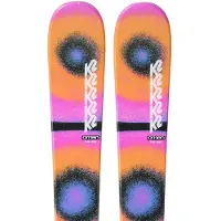 K2 Omen Jr+fdt 4.5 Junior Alpine Skis Pack Rose 209 Enfants