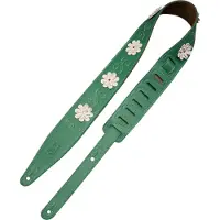 Levy's In Bloom Daisy Chain Green Courroie de guitare
